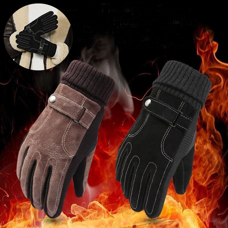 Guantes cálidos Guantes de pantalla táctil de otoño e invierno para hombres