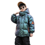 Western Style Big Kids Thick Winter Children's White Duck Down Jacket