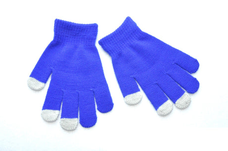 Guantes de punto fríos y cálidos con pantalla táctil para niños