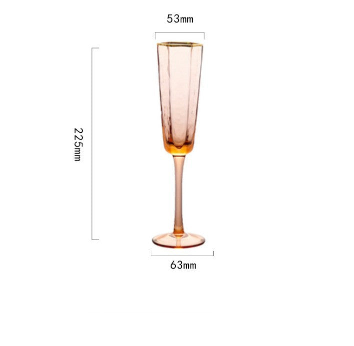 Copa de champán Agua de alta gama Copa de vino Jugo Bebida