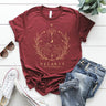 Women's Cotton T-shirt Evening Short Sleeve