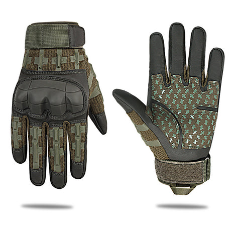 Outdoor Mountaineering Anti-skid Motorcycle Full Finger Gloves Touch Screen