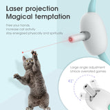 Juguete automático para gatos, Collar inteligente con láser, carga USB eléctrica, juguetes divertidos para gatitos, artículos interactivos de entrenamiento para mascotas