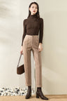 Women's High Waist Autumn And Winter Straight Loose Casual Pants