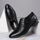 Men's Casual Business Small White Shoes