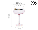 Crystal Glass Champagne Cup Household Set