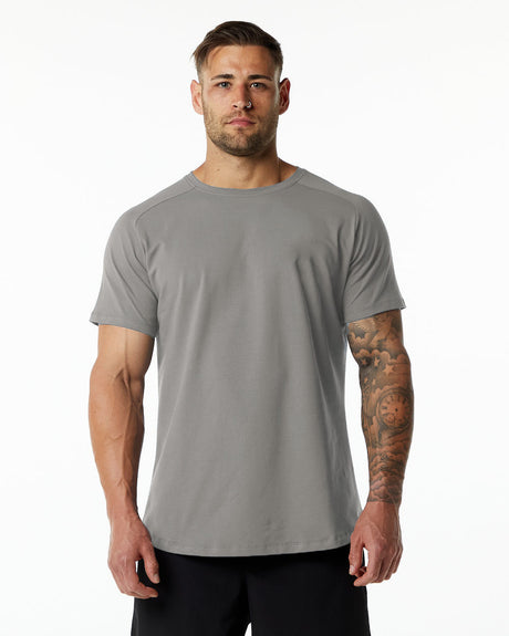 Men's Solid Color Casual Cotton Crew Neck Short Sleeves