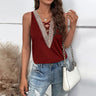 Casual Vest Loose Solid Color Top