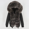 Parka Thick Raccoon Fur Liner Jacket Fur