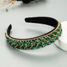 Female Fashion Claw Chain Inlaid Glass Diamond Full Diamond Headband Jewelry