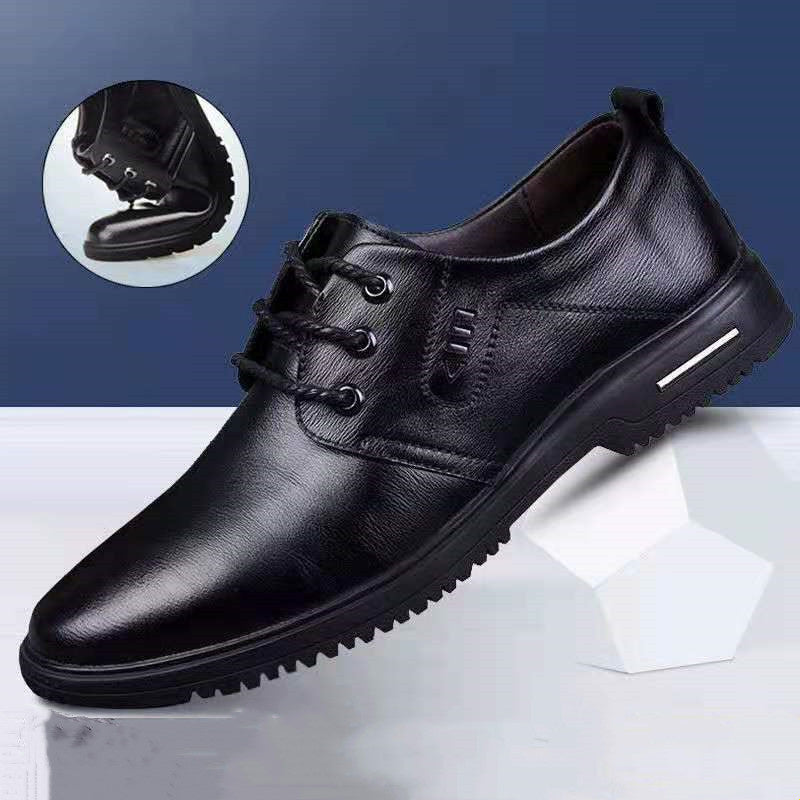 Zapatos altos con suela suave de cuero informal a la moda para hombre