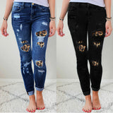 Women's Patch Stretch Skinny Jeans