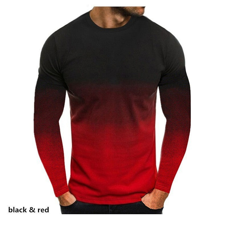 Printed Fashion Pullover T-shirt For Men