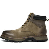 Botas Martin de cuero de invierno Zapatos de hombre Botas altas británicas