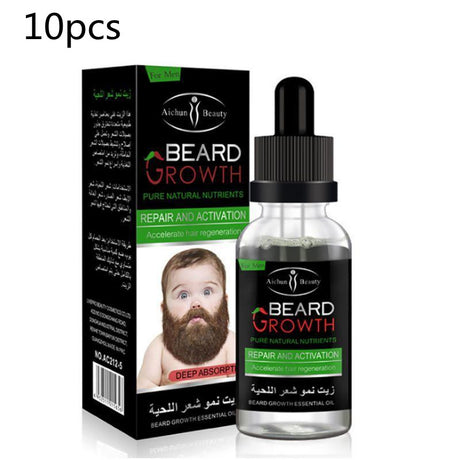 Aceites esenciales para barba Mantenimiento suave Cuidado nutritivo para la barba Aceite esencial para reparación de barba