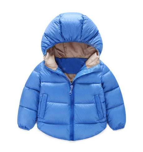 Ropa de invierno para niños Chaqueta de plumón informal acolchada de algodón