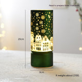 Christmas Luminous Glass Desktop Decoration