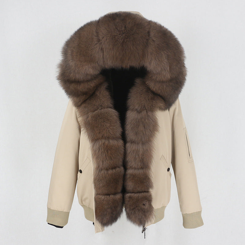 Parka Thick Raccoon Fur Liner Jacket Fur