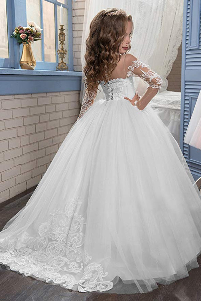 Vestido de novia de esmoquin para niños de princesa con personalidad de moda