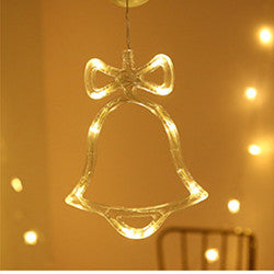 Guirnalda de luces LED navideñas con forma de estrella, cortina de luces para interior, dormitorio, decoración de fiesta en casa, muñeco de nieve, árbol de Navidad, luces navideñas