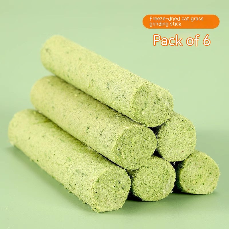 Cat Grass Molar Rod Pet Snacks Depilation Ball Mild Hair Discharge Instant Food