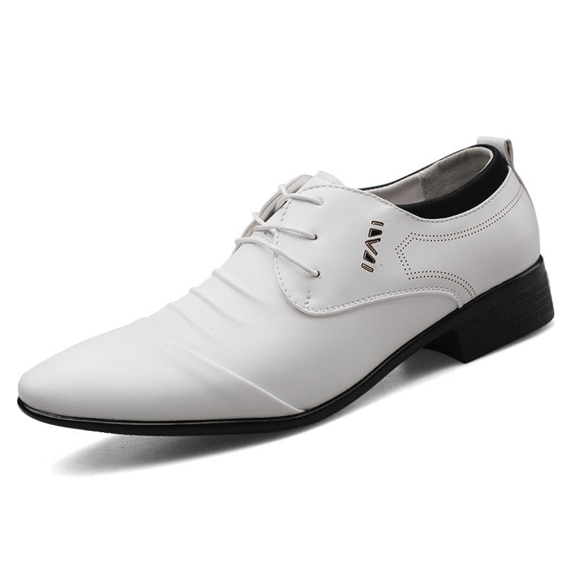 Men's Casual Business Small White Shoes