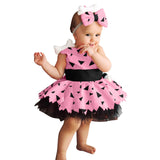 Girls Fashion Simple Halloween Mesh Costume Suit