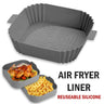 Air Fryer Silicone Pot Basket Liners Non-Stick Safe Oven Baking Tray Accessories