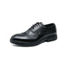 Zapatos Oxford de vestir británicos de cocodrilo para hombre