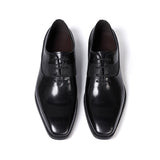 Pointed Toe Business Formal Wear Leather Shoes