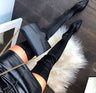 Women's Silk Stiletto Heel Boots