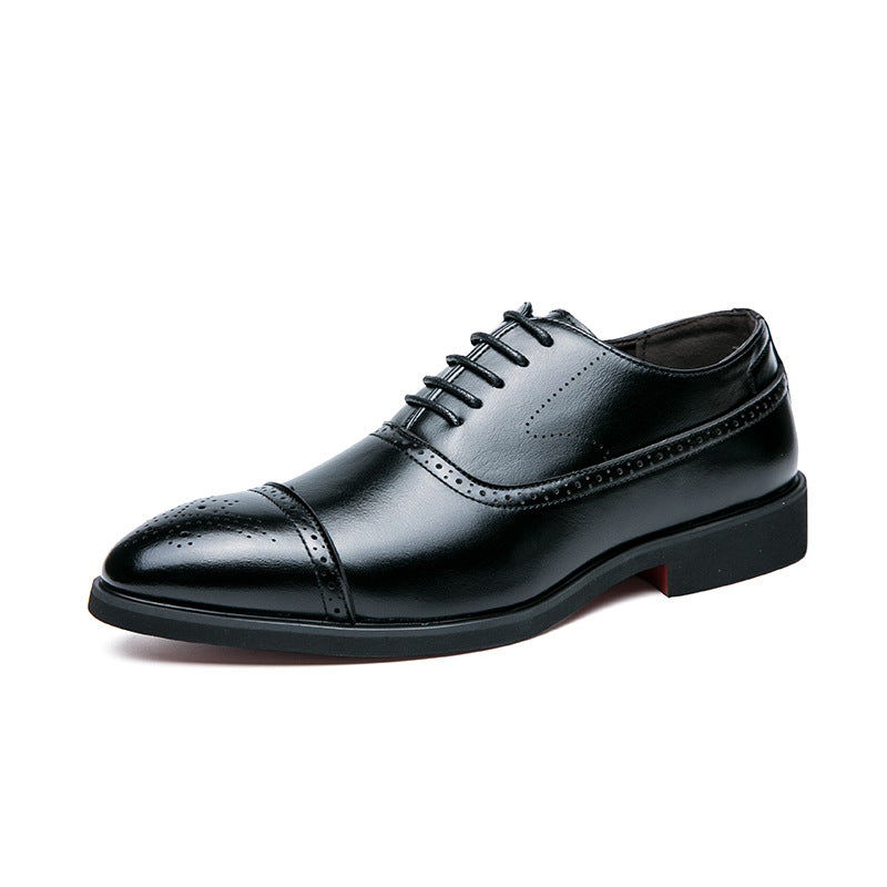 Zapatos de cuero informales de negocios para hombres