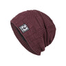 Women's Outdoor Warm Thickened Fleece Pullover Knitted Woolen Hat