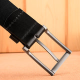 Leather Casual Pin Buckle Leather Belt Men's