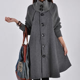 Fashion Mid-length Trench Coat For Women