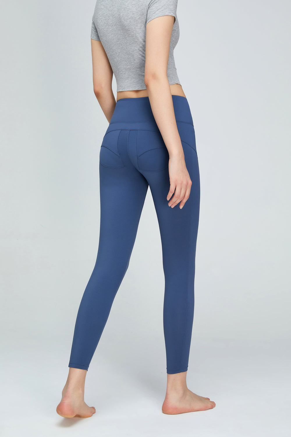 Leggings deportivos con cintura ancha y detalle de costura