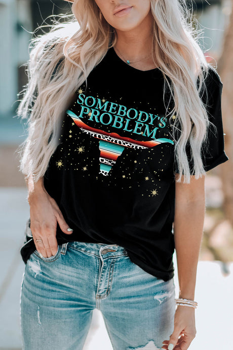 Camiseta gráfica EL PROBLEMA DE ALGUIEN